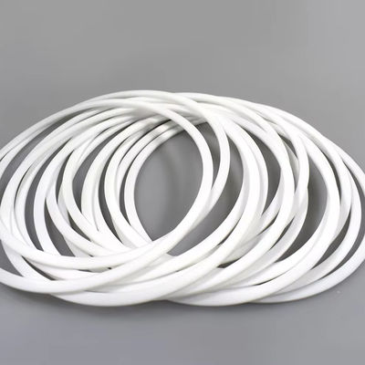 Anillo de respaldo de juntas de PTFE de tipo Brt blanco hidráulico para trabajos de construcción de juntas de aceite