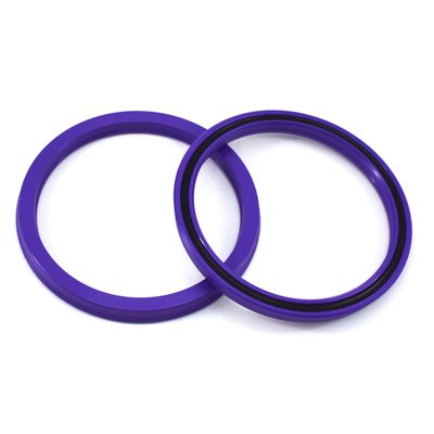 Sellos de varilla de alta presión de color púrpura Kit de sello de aceite doble / conjunto de sello hidráulico