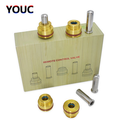 Válvula de control remoto de empujador de joystick hidráulico de excavadora de alta calidad de 10*10 mm de CAT DH R EC